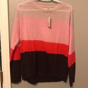 Loft multi color sweater! Never been worn!